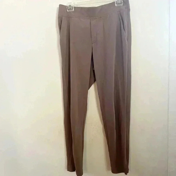 Athleta brown Brooklyn ankle pants 6 - Picture 1 of 3